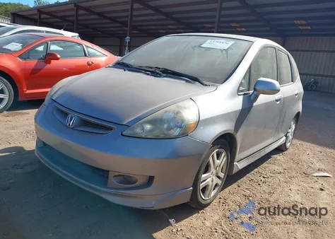 2008 Honda Fit Sport из США, поврежденный, VIN JHMGD376X8S052765